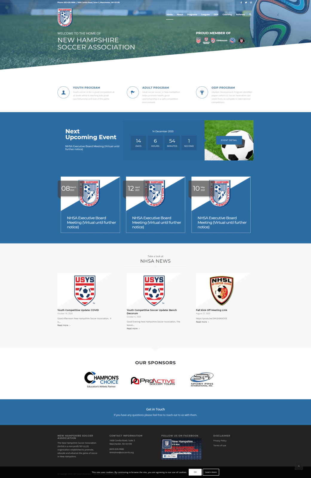 NH Soccer Association – New Hampshire Soccer League